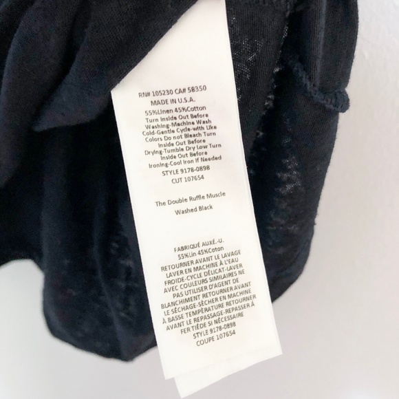 Anthro Current / Elliot Double Ruffle Muscle - Picture 6 of 6